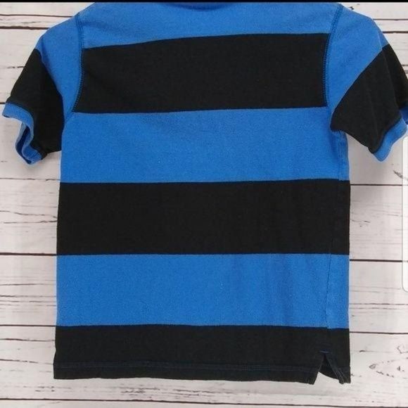 Wrangler Jeans Company Boys Striped blue black 6/7 Polo‎ shirt - Picture 4 of 7